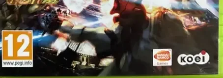 Dynasty Warriors: Gundam 3, the PEGI square on its front