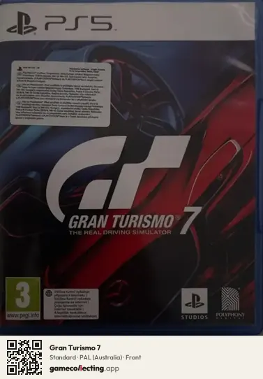 Gran Turismo 7 PlayStation 5, Australia box front