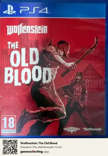 Wolfenstein: The Old Blood PlayStation 4, Netherlands box front
