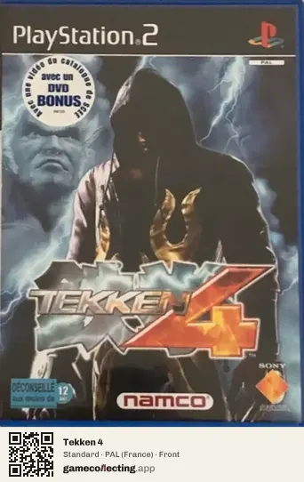 Tekken 4 PlayStation 2, France box front