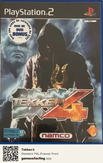 Tekken 4 PlayStation 2, France box front