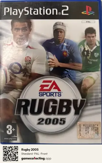 Rugby 2005 PlayStation 2, PAL box front
