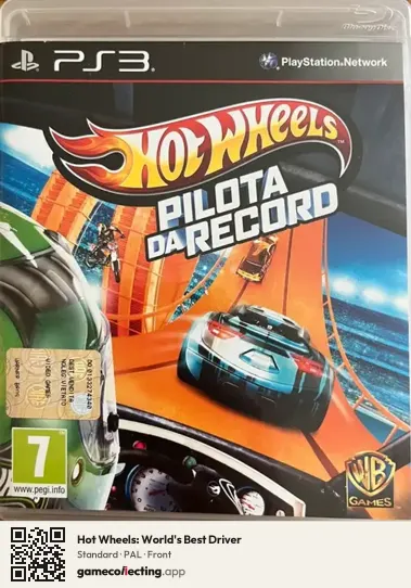 Hot Wheels: World's Best Driver PlayStation 3, PAL box front