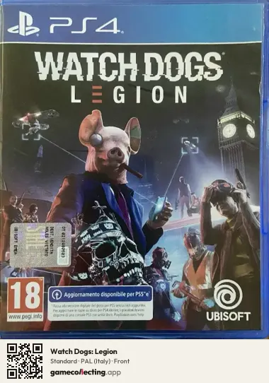 Watch Dogs: Legion PlayStation 4, Italy box front