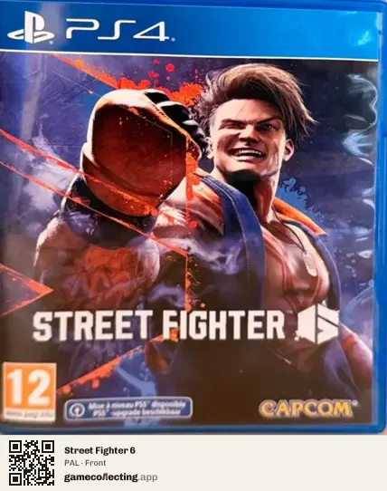Street Fighter 6 PlayStation 4, PAL box front