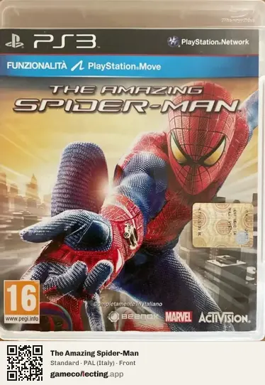 The Amazing Spider-Man PlayStation 3, Italy box front