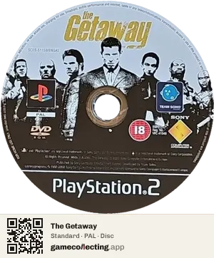 The Getaway PlayStation 2, PAL disc