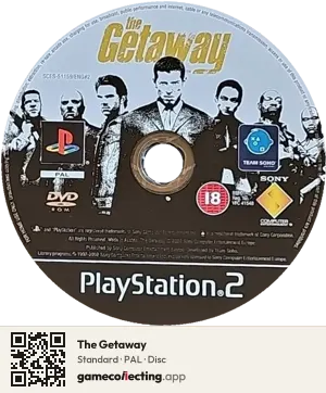 The Getaway PlayStation 2, PAL disc