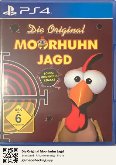 Die Original Moorhuhn Jagd PlayStation 4, Germany box front