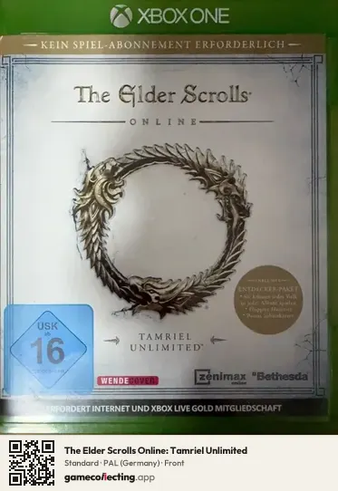 The Elder Scrolls Online: Tamriel Unlimited Xbox One, Germany box front