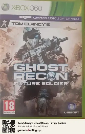 Tom Clancy's Ghost Recon: Future Soldier Xbox 360, France box front
