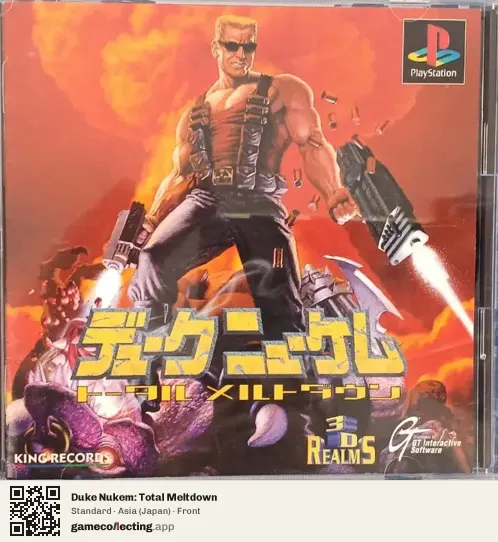 Duke Nukem: Total Meltdown PlayStation, Asia box front