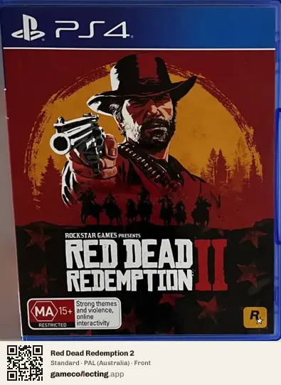 Red Dead Redemption 2 PlayStation 4, Australia box front