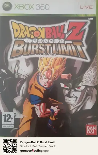 Dragon Ball Z: Burst Limit Xbox 360, France box front