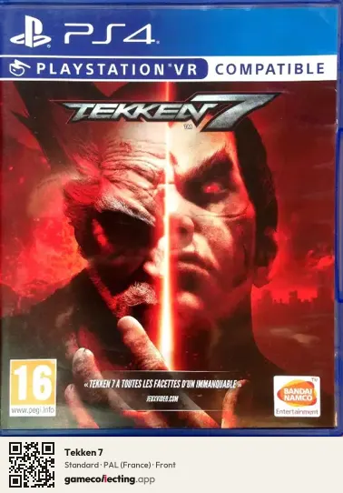 Tekken 7 PlayStation 4, France box front