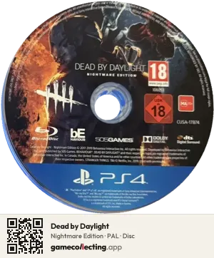 Dead by Daylight PlayStation 4, PAL disc