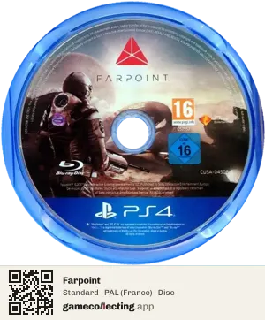 Farpoint PlayStation 4, PAL disc