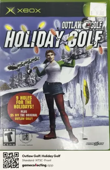 Outlaw Golf: Holiday Golf Xbox, NTSC box front