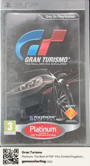 Gran Turismo PlayStation Portable, United Kingdom box front