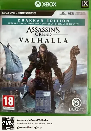 Assassin's Creed Valhalla Xbox One, Italy box front