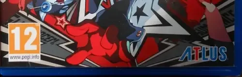 Persona 5 Tactica, the USK square on its front