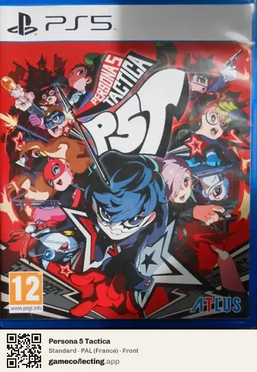 Persona 5 Tactica PlayStation 5, France box front