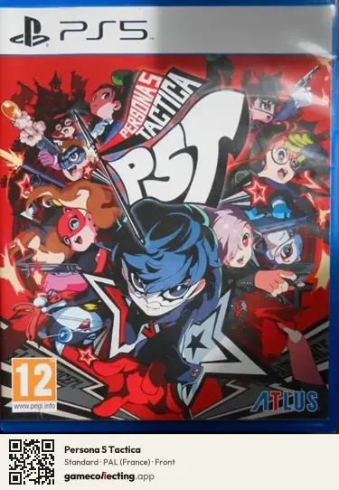 Persona 5 Tactica PlayStation 5, France box front
