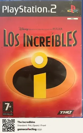 The Incredibles PlayStation 2, Spain box front