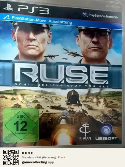 R.U.S.E. PlayStation 3, Germany box front