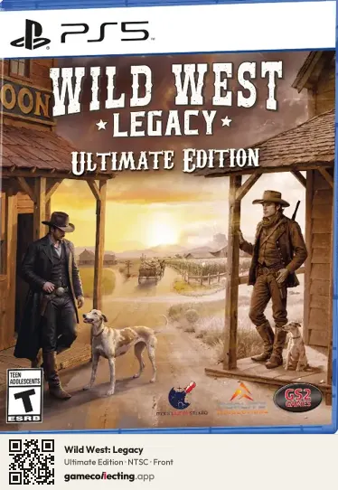 Wild West: Legacy PlayStation 5, NTSC box front