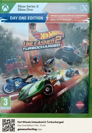 Hot Wheels Unleashed 2: Turbocharged Xbox Series X, PAL box front