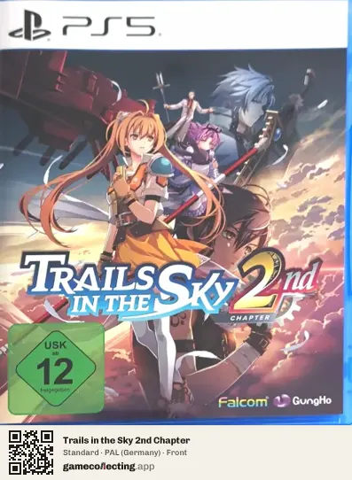 Trails in the Sky 2nd Chapter PlayStation 5, Germany box front