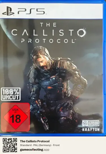 The Callisto Protocol PlayStation 5, Germany box front