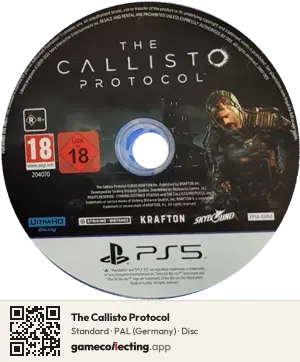 The Callisto Protocol PlayStation 5, PAL disc