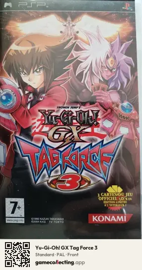 Yu-Gi-Oh! GX Tag Force 3 PlayStation Portable, PAL box front