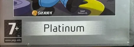 The Simpsons: Hit & Run, the PEGI square on its front
