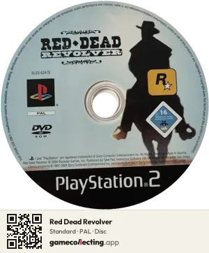 Red Dead Revolver PlayStation 2, PAL disc