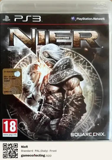 NieR PlayStation 3, Italy box front