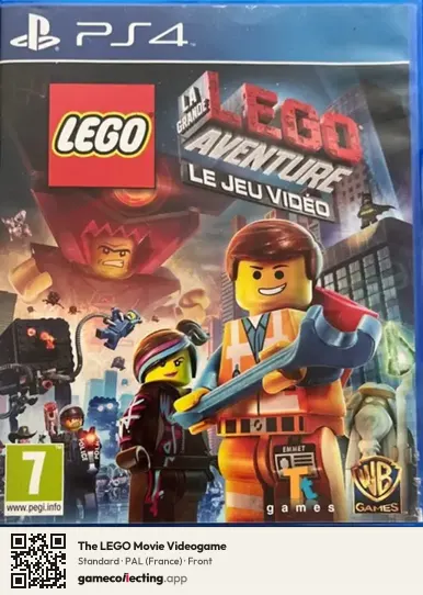 The LEGO Movie Videogame PlayStation 4, France box front