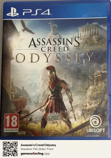 Assassin's Creed Odyssey PlayStation 4, Italy box front