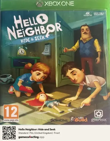 Hello Neighbor: Hide and Seek Xbox One, United Kingdom box front