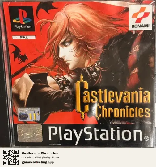 Castlevania Chronicles PlayStation, Italy box front