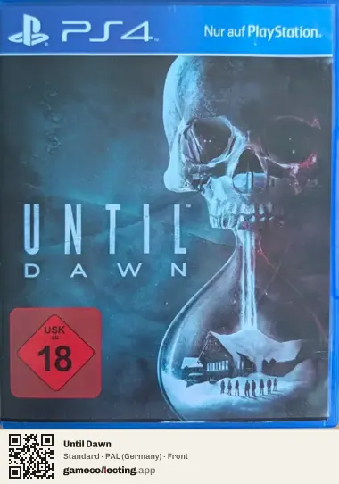 Until Dawn PlayStation 4, Germany box front