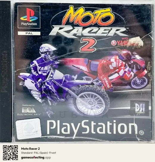 Moto Racer 2 PlayStation, Spain box front