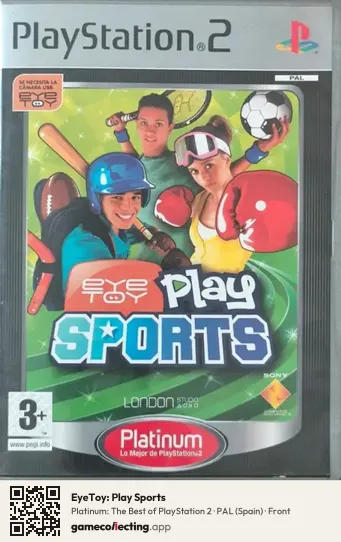 EyeToy: Play Sports PlayStation 2, Spain box front