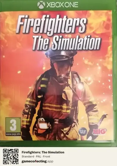 Firefighters: The Simulation Xbox One, PAL box front
