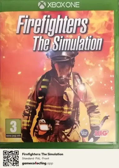 Firefighters: The Simulation Xbox One, PAL box front