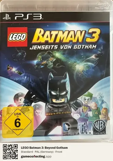 LEGO Batman 3: Beyond Gotham PlayStation 3, Germany box front