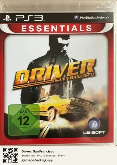 Driver: San Francisco PlayStation 3, Germany box front