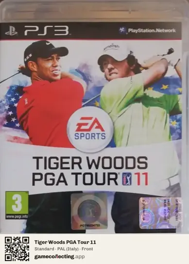 Tiger Woods PGA Tour 11 PlayStation 3, Italy box front